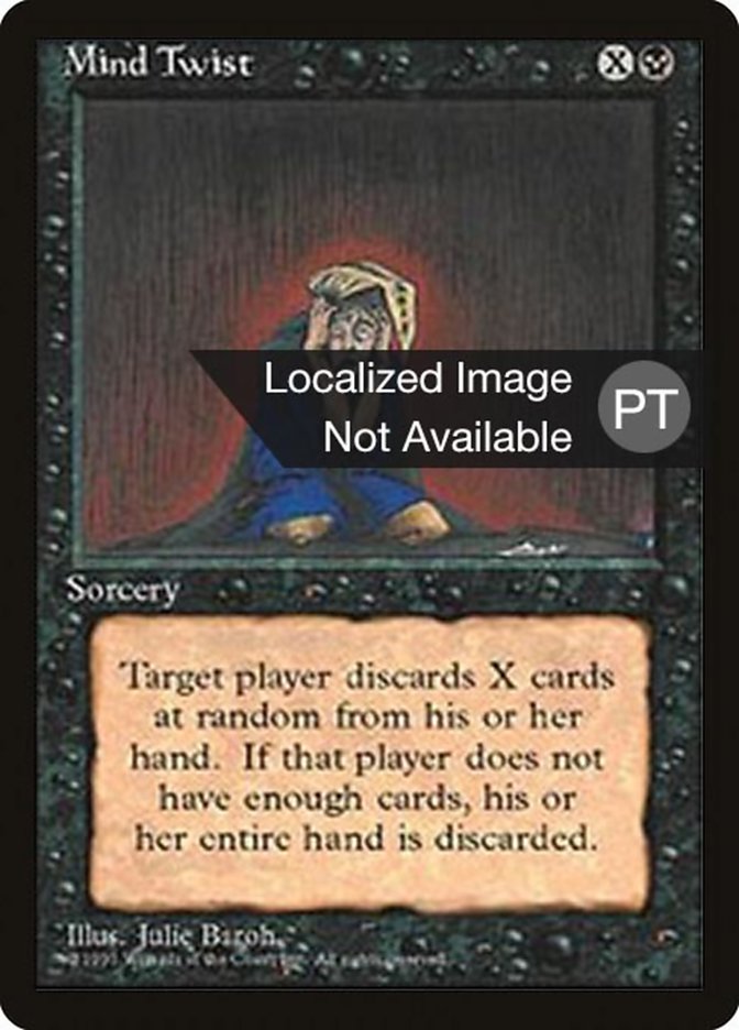 Mind Twist [Fourth Edition (Foreign Black Border)] | Silver Goblin