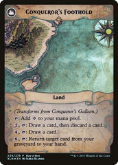 Conqueror's Galleon // Conqueror's Foothold (Buy-A-Box) [Ixalan Treasure Chest] | Silver Goblin