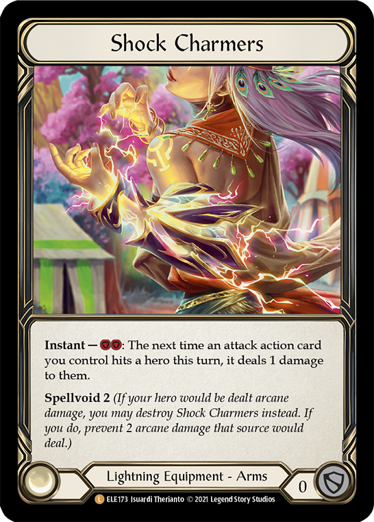 Shock Charmers [ELE173] (Tales of Aria)  1st Edition Cold Foil | Silver Goblin