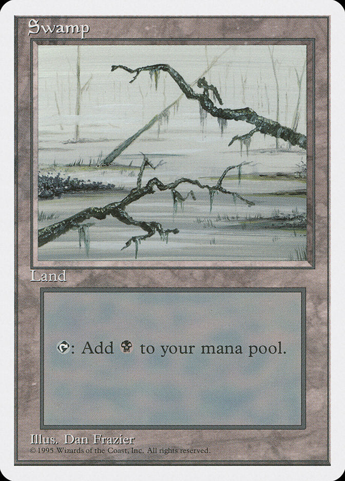 Swamp (Branches on Left and Right of Frame) [Fourth Edition] | Silver Goblin