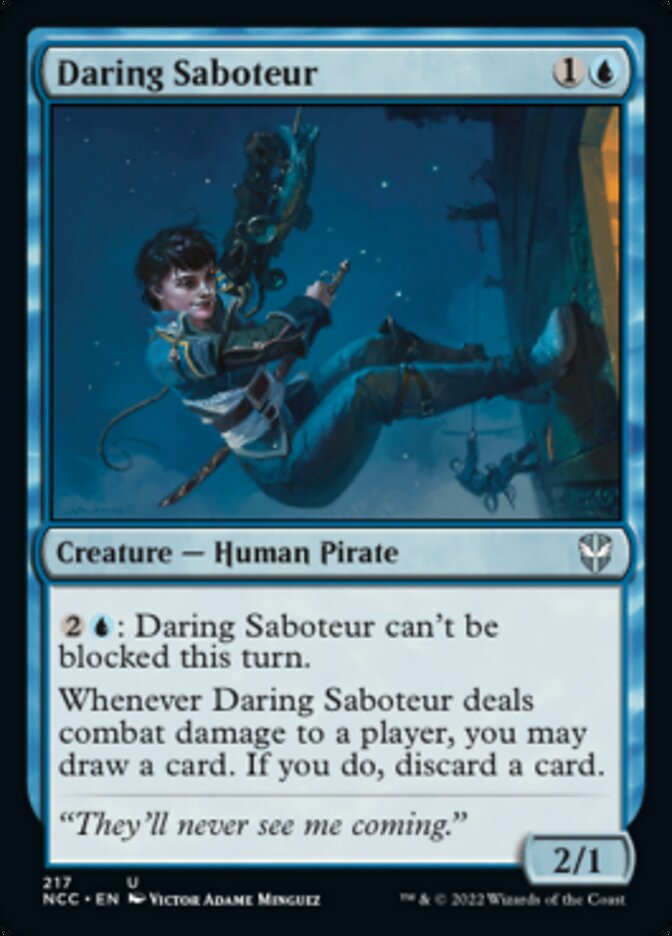 Daring Saboteur [Streets of New Capenna Commander] | Silver Goblin