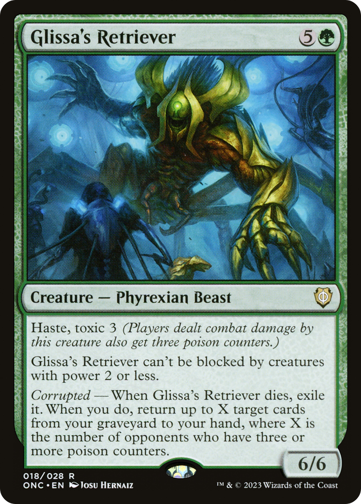 Glissa's Retriever [Phyrexia: All Will Be One Commander] | Silver Goblin