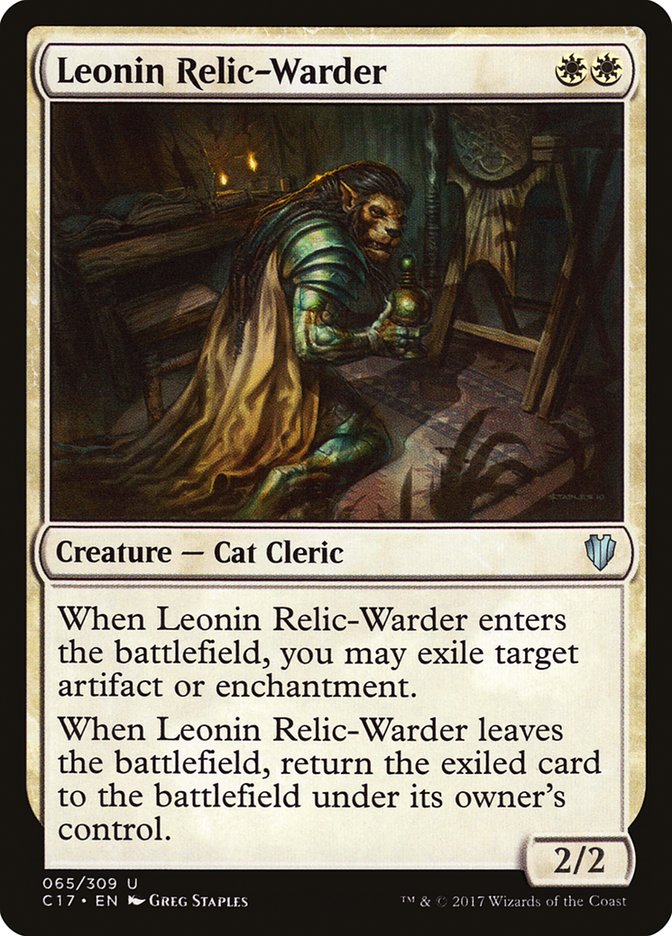 Leonin Relic-Warder [Commander 2017] | Silver Goblin