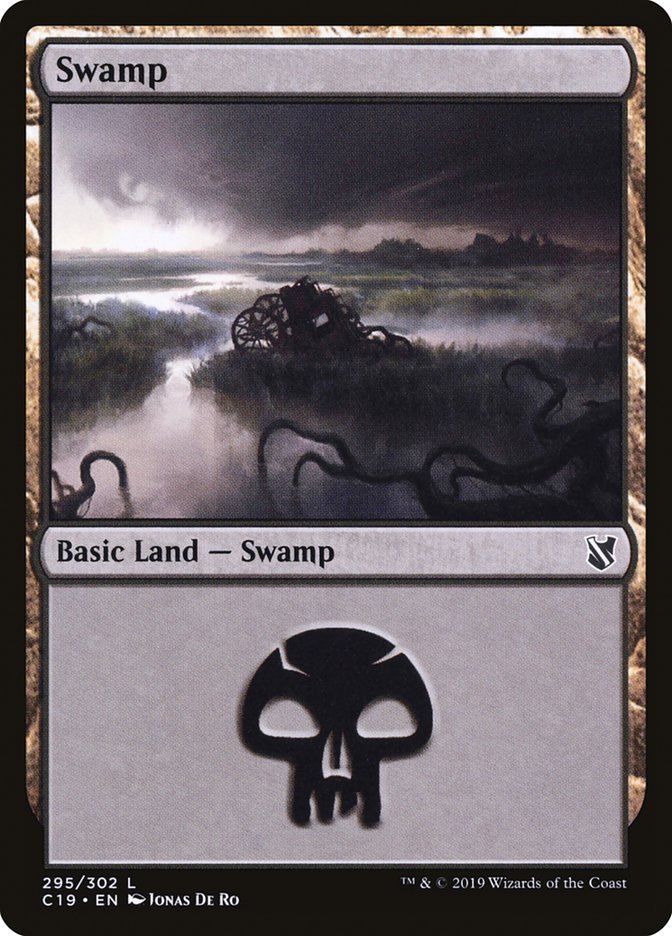 Swamp (295) [Commander 2019] | Silver Goblin