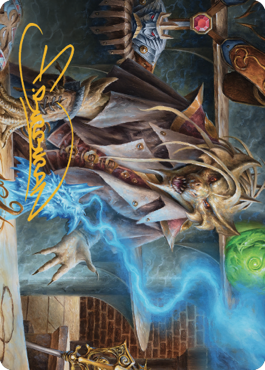 Renari, Merchant of Marvels Art Card (Gold-Stamped Signature) [Commander Legends: Battle for Baldur's Gate Art Series] | Silver Goblin