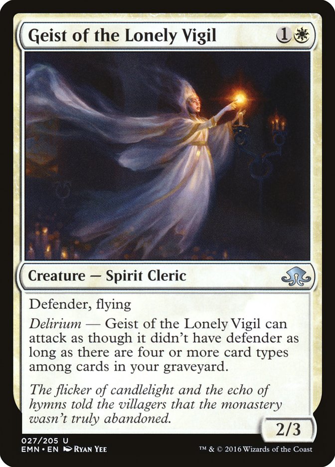 Geist of the Lonely Vigil [Eldritch Moon] | Silver Goblin