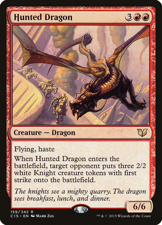 Hunted Dragon [Commander 2015] | Silver Goblin