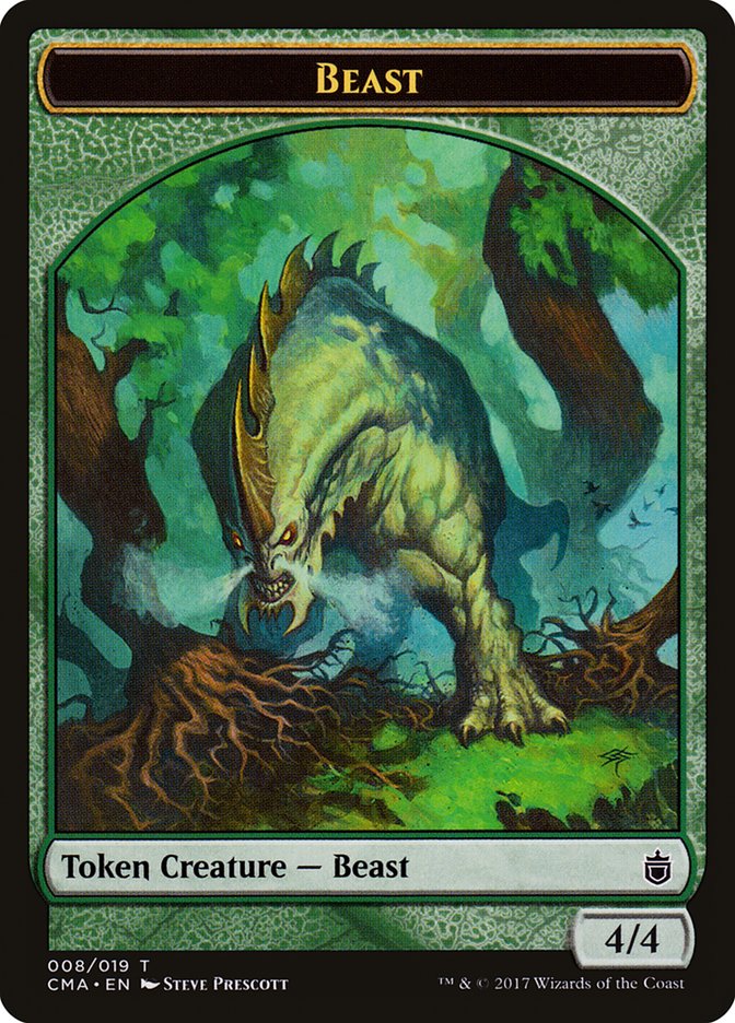 Beast Token (008/019) [Commander Anthology Tokens] | Silver Goblin