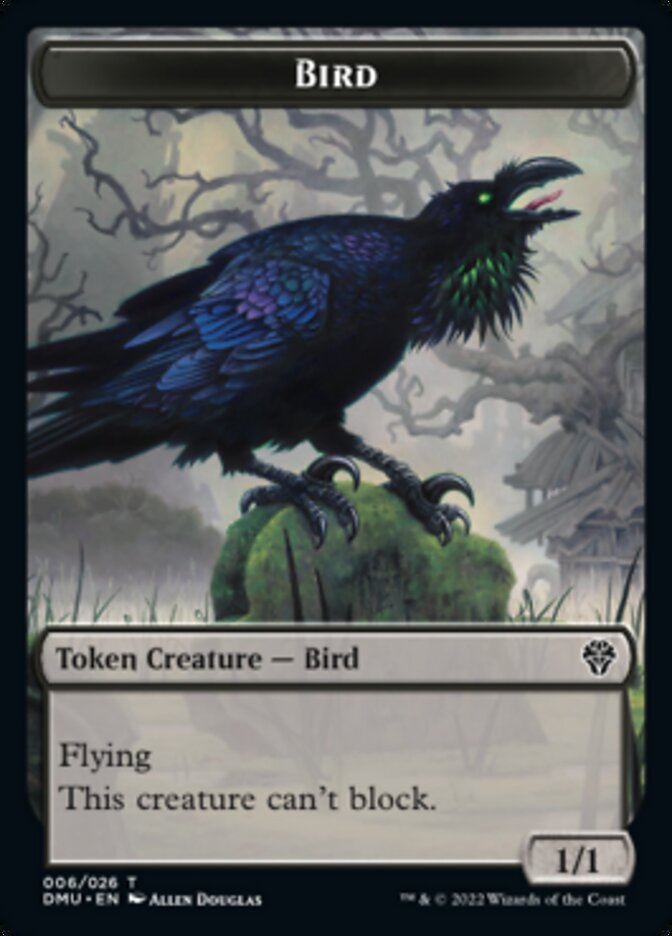 Bird (002) // Bird (006) Double-Sided Token [Dominaria United Tokens] | Silver Goblin