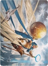 Linvala, Shield of Sea Gate Art Card [Zendikar Rising Art Series] | Silver Goblin