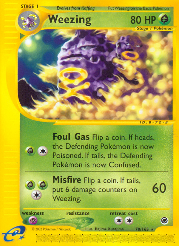 Weezing (70/165) [Expedition: Base Set] | Silver Goblin