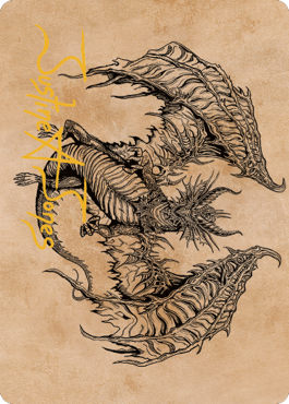 Ganax, Astral Hunter Art Card (Gold-Stamped Signature) [Commander Legends: Battle for Baldur's Gate Art Series] | Silver Goblin