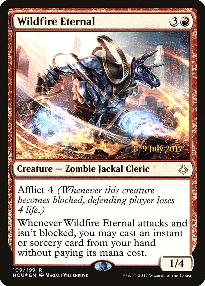 Wildfire Eternal [Hour of Devastation Prerelease Promos] | Silver Goblin