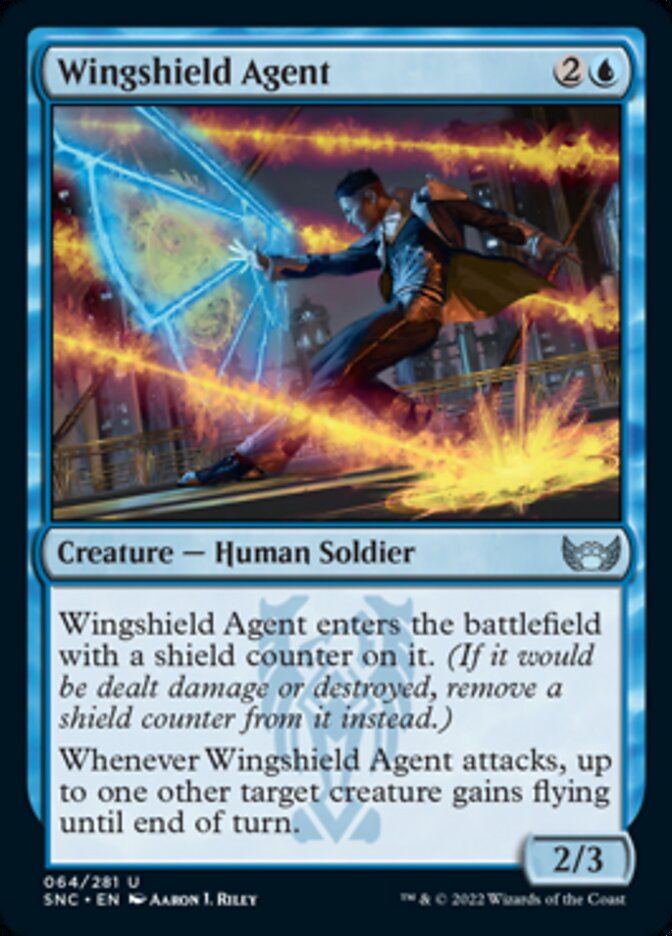 Wingshield Agent [Streets of New Capenna] | Silver Goblin