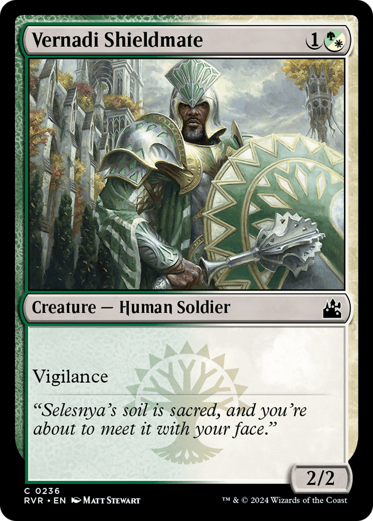 Vernadi Shieldmate [Ravnica Remastered] | Silver Goblin