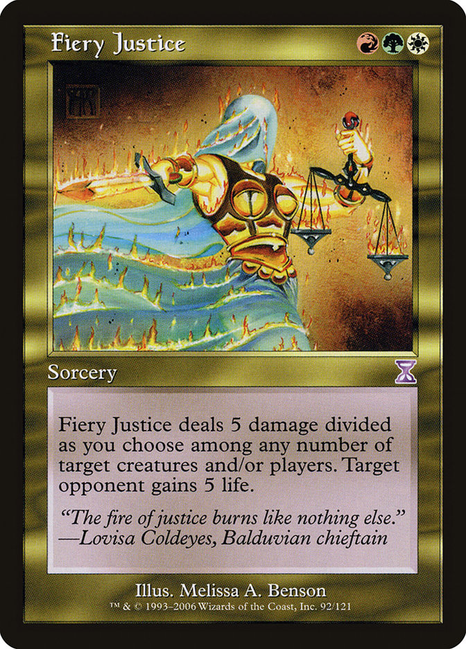 Fiery Justice [Time Spiral Timeshifted] | Silver Goblin