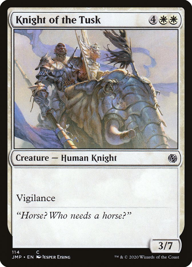 Knight of the Tusk [Jumpstart] | Silver Goblin