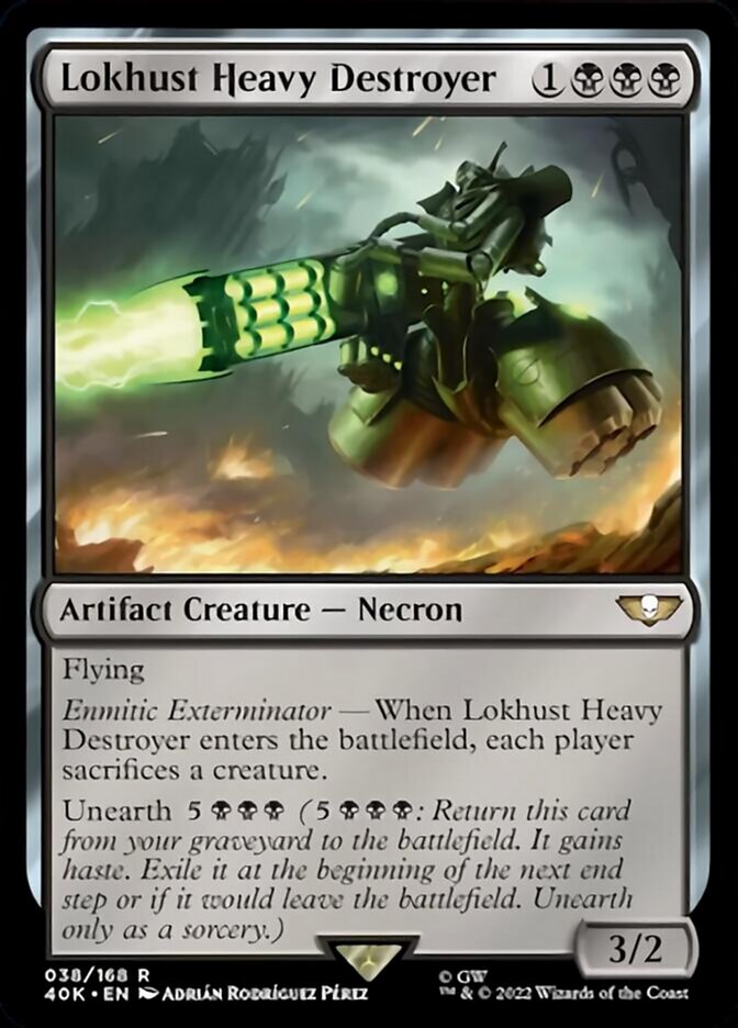 Lokhust Heavy Destroyer (Surge Foil) [Warhammer 40,000] | Silver Goblin