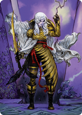 The Wandering Emperor 1 Art Card [Kamigawa: Neon Dynasty Art Series] | Silver Goblin