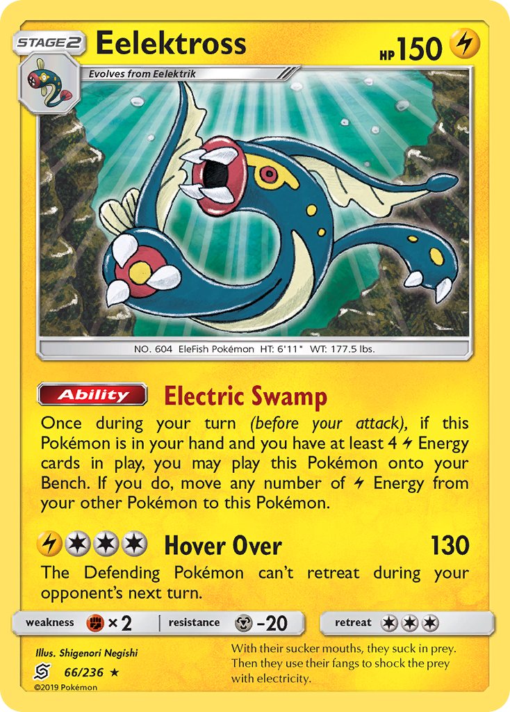 Eelektross (66/236) (Theme Deck Exclusive) [Sun & Moon: Unified Minds] | Silver Goblin