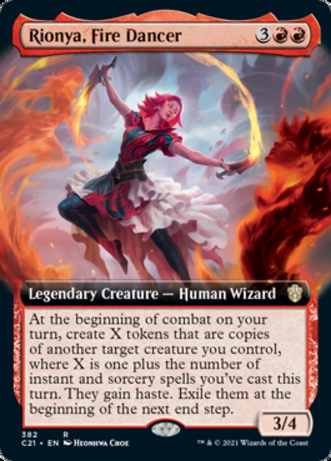 Rionya, Fire Dancer (Extended Art) [Commander 2021] | Silver Goblin