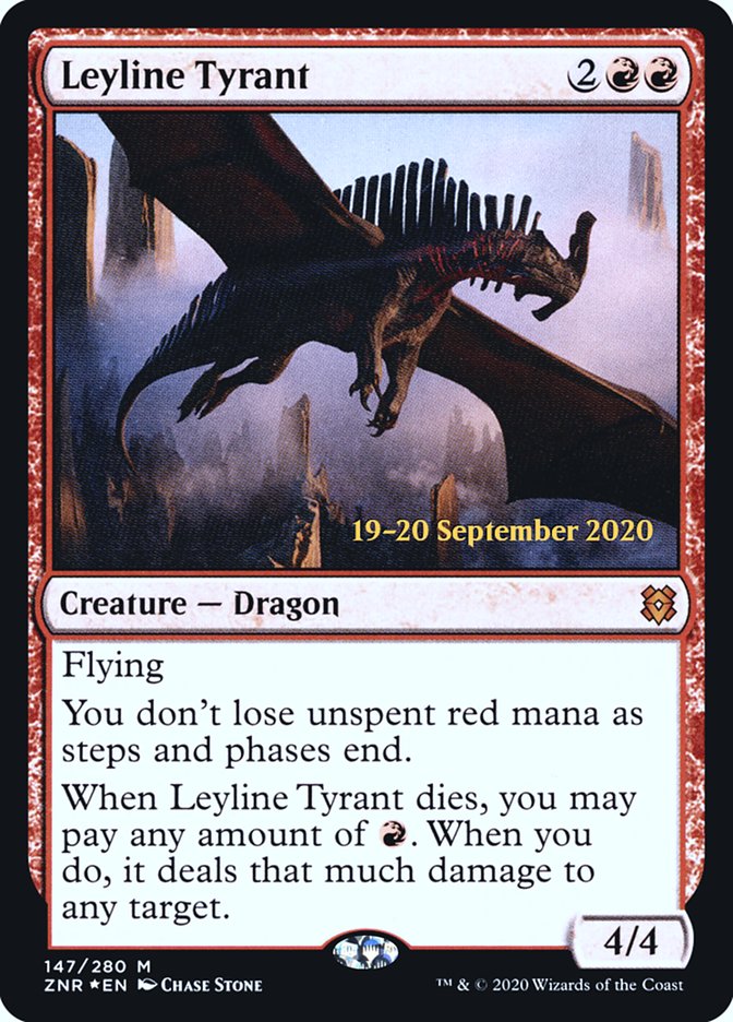 Leyline Tyrant [Zendikar Rising Prerelease Promos] | Silver Goblin