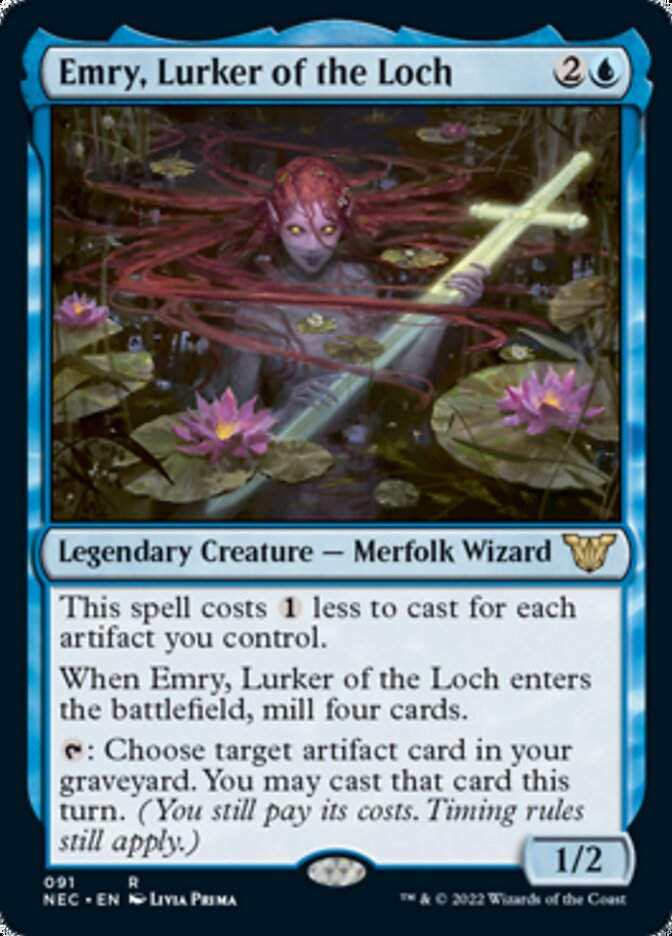Emry, Lurker of the Loch [Kamigawa: Neon Dynasty Commander] | Silver Goblin
