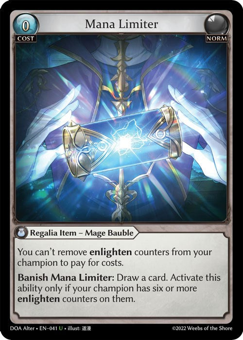 Mana Limiter (041) [Dawn of Ashes: Alter Edition] | Silver Goblin