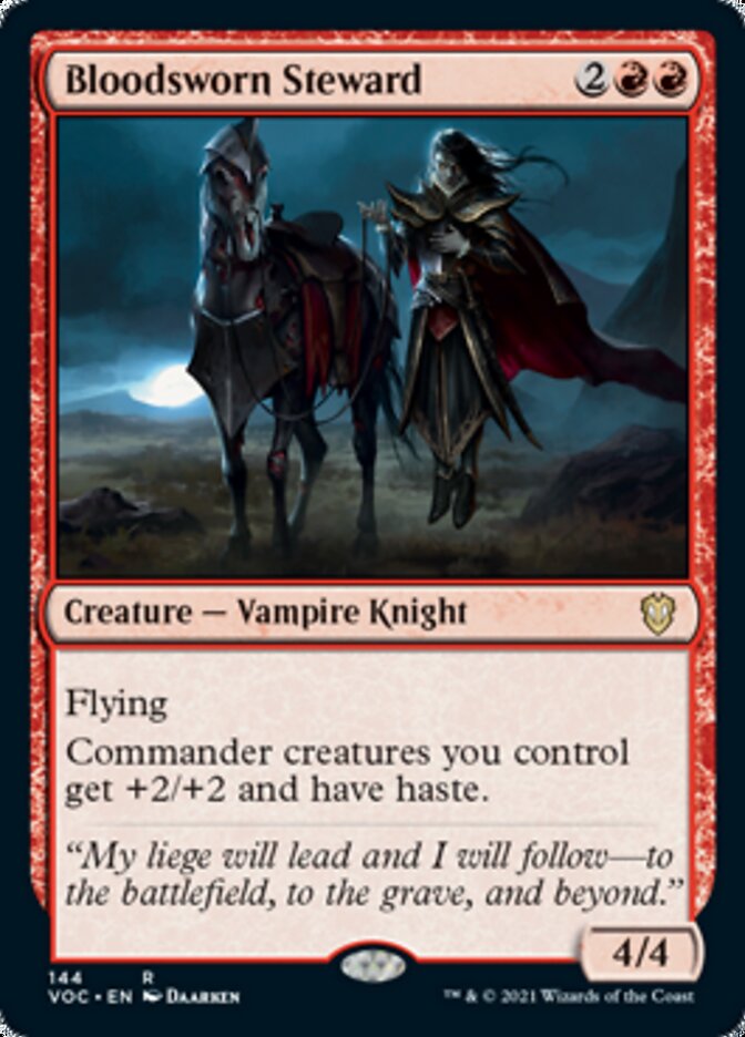 Bloodsworn Steward [Innistrad: Crimson Vow Commander] | Silver Goblin