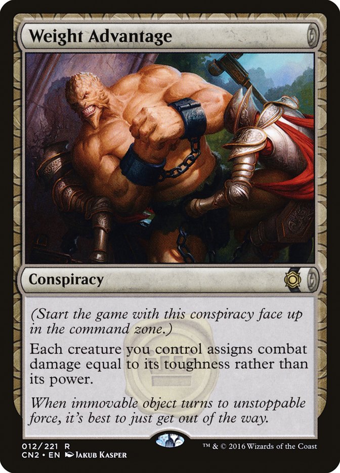Weight Advantage [Conspiracy: Take the Crown] | Silver Goblin