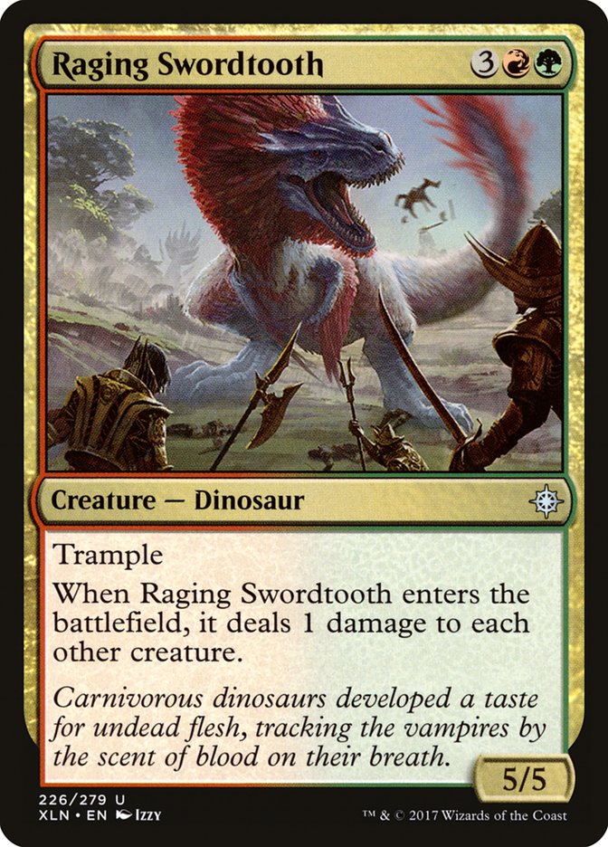 Raging Swordtooth [Ixalan] | Silver Goblin