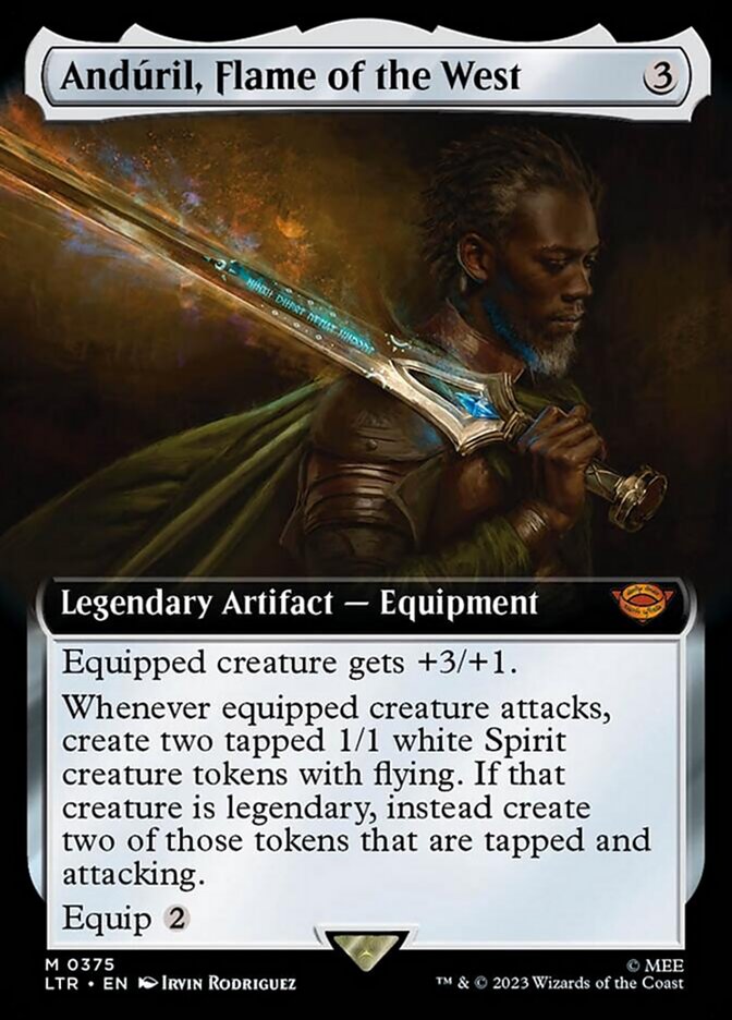 Anduril, Flame of the West (Extended Art) [The Lord of the Rings: Tales of Middle-Earth] | Silver Goblin