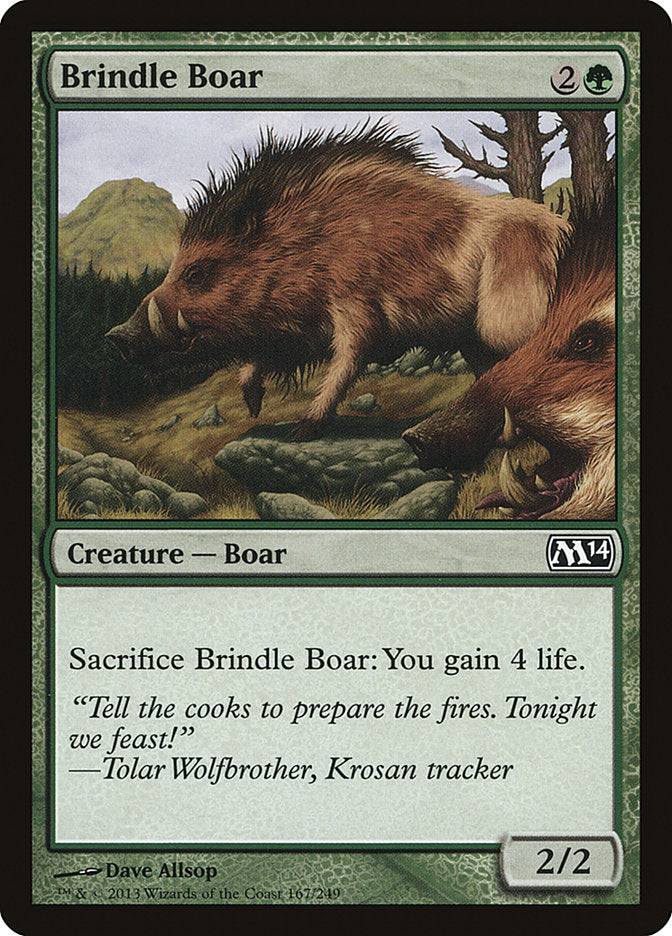 Brindle Boar [Magic 2014] | Silver Goblin