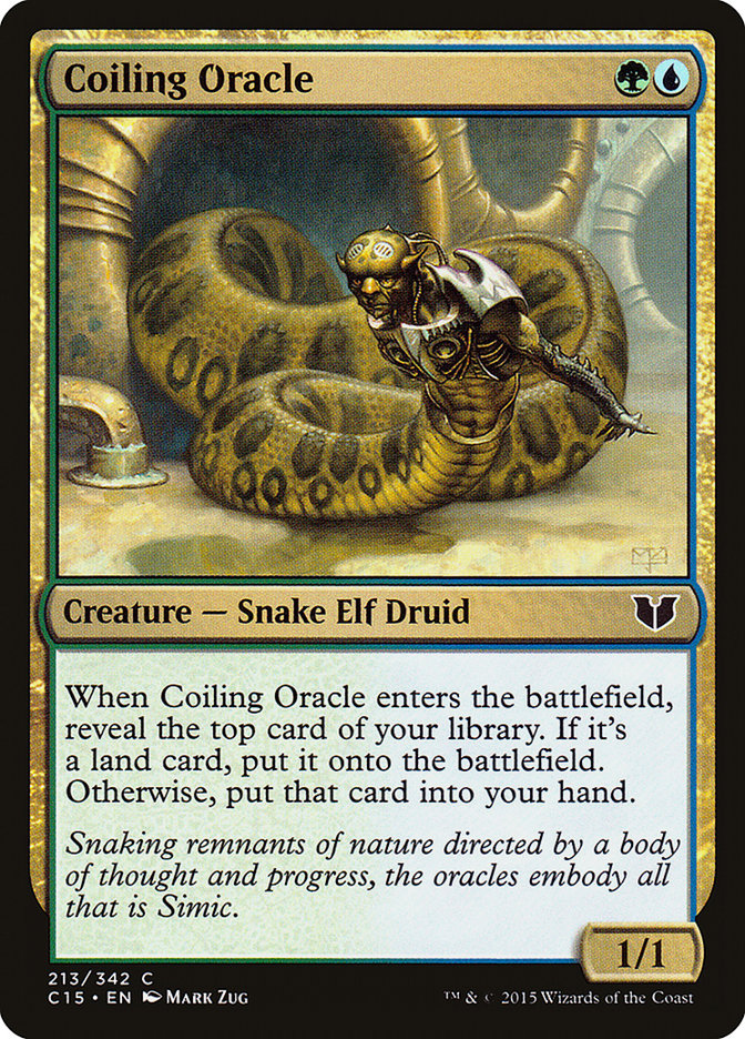 Coiling Oracle [Commander 2015] | Silver Goblin