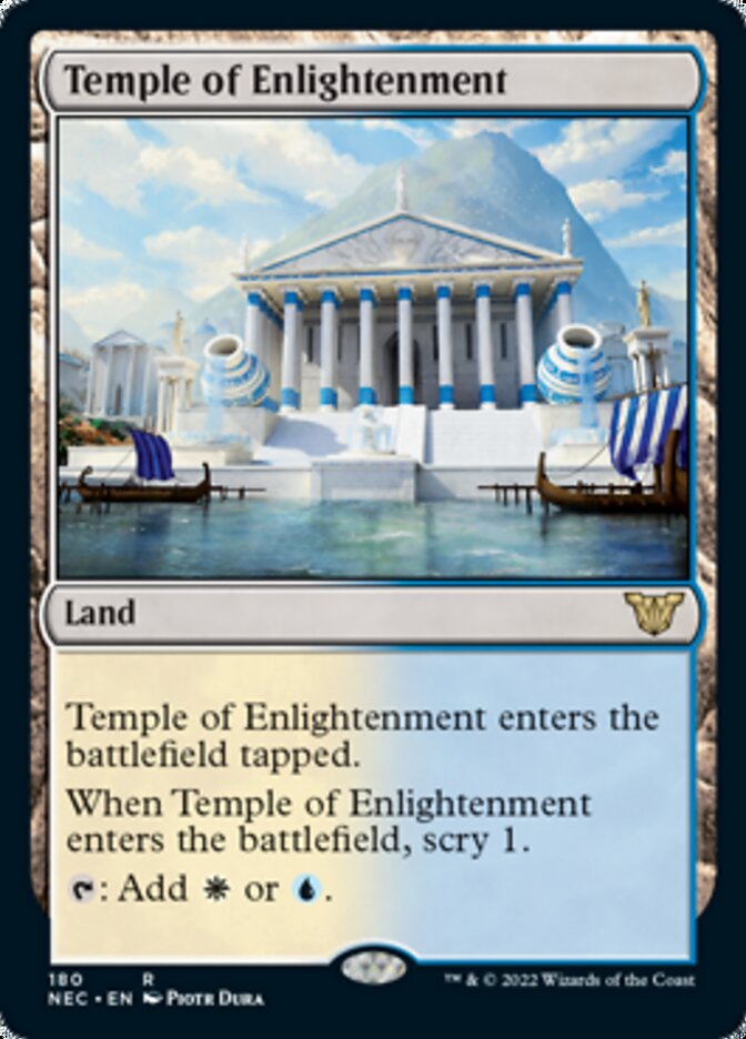 Temple of Enlightenment [Kamigawa: Neon Dynasty Commander] | Silver Goblin