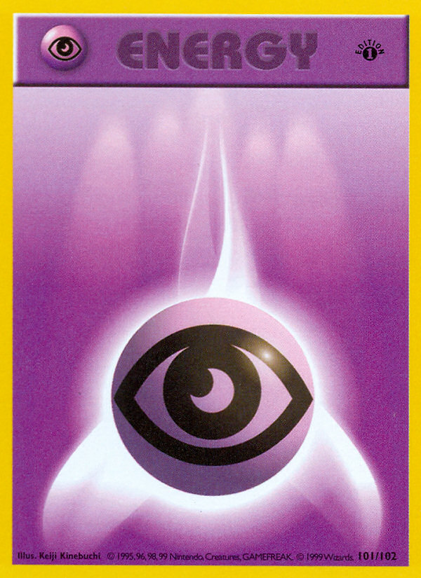 Psychic Energy (101/102) (Shadowless) [Base Set 1st Edition] | Silver Goblin