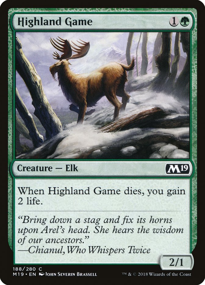 Highland Game [Core Set 2019] | Silver Goblin