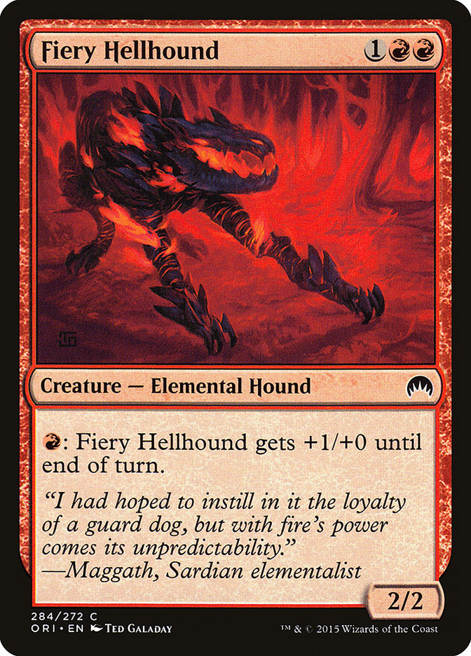 Fiery Hellhound [Magic Origins] | Silver Goblin