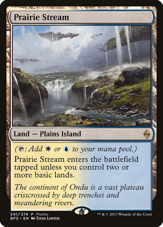 Prairie Stream (Promo) [Battle for Zendikar Standard Series] | Silver Goblin