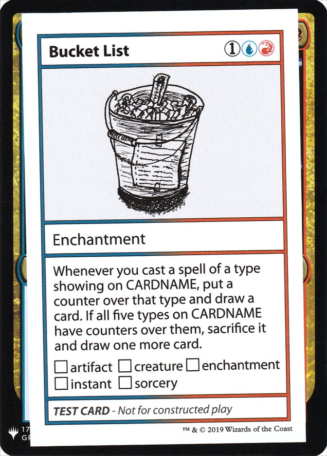 Bucket List [Mystery Booster Playtest Cards] | Silver Goblin