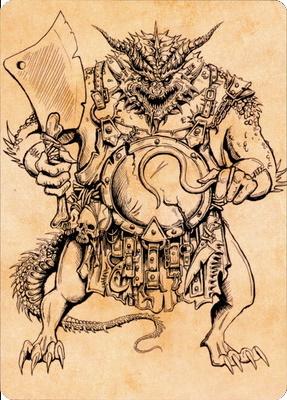 Thrakkus the Butcher Art Card [Commander Legends: Battle for Baldur's Gate Art Series] | Silver Goblin