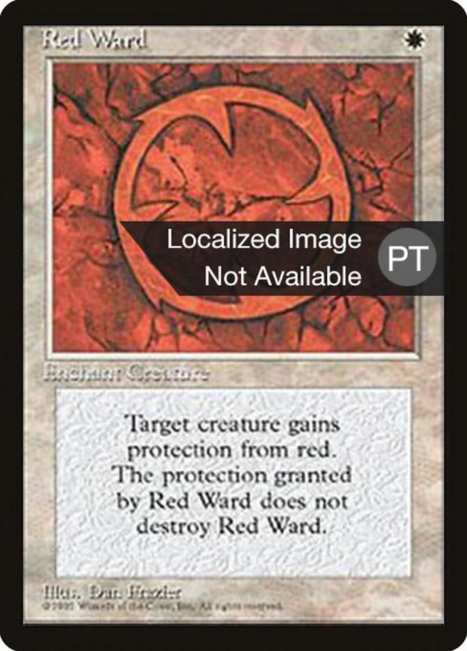 Red Ward [Fourth Edition (Foreign Black Border)] | Silver Goblin