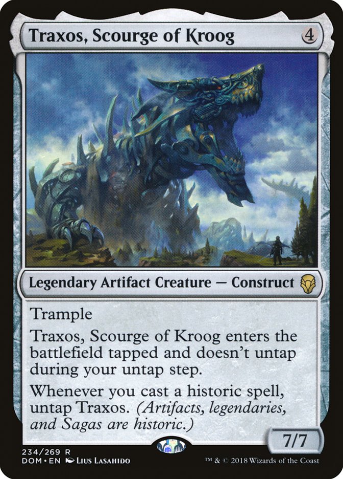 Traxos, Scourge of Kroog [Dominaria] | Silver Goblin