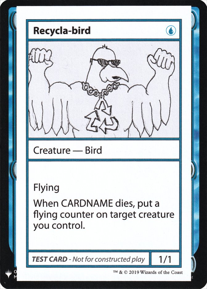 Recycla-bird [Mystery Booster Playtest Cards] | Silver Goblin