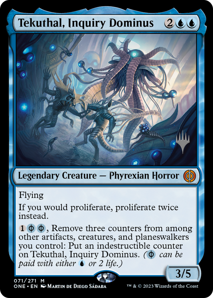 Tekuthal, Inquiry Dominus (Promo Pack) [Phyrexia: All Will Be One Promos] | Silver Goblin