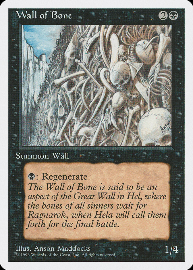 Wall of Bone [Introductory Two-Player Set] | Silver Goblin