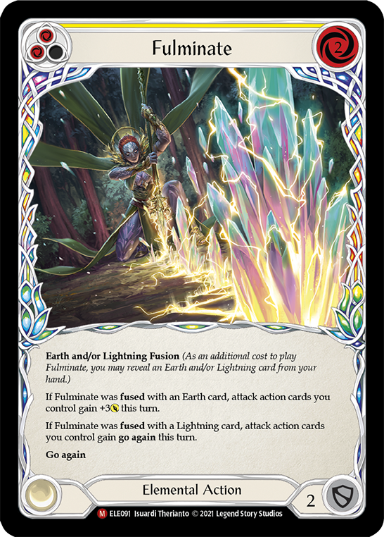 Fulminate [ELE091] (Tales of Aria)  1st Edition Normal | Silver Goblin