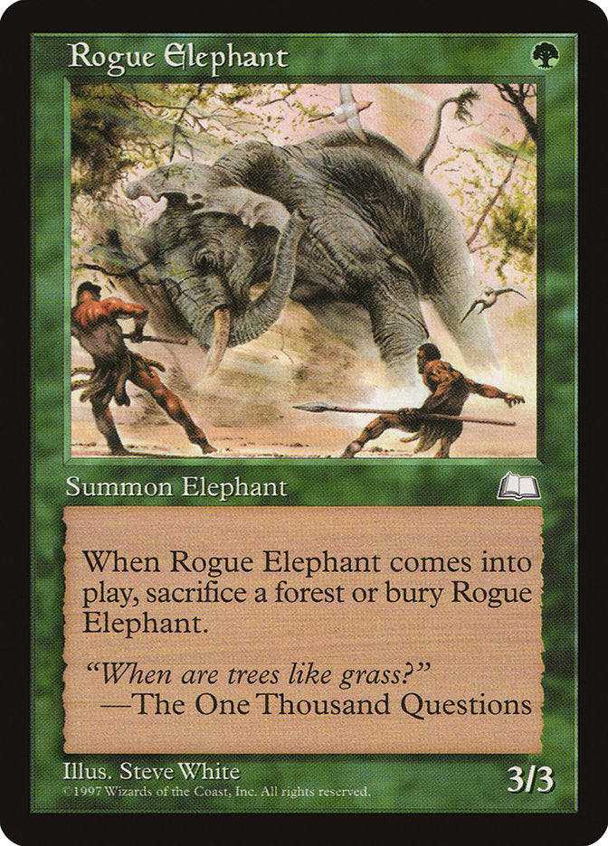 Rogue Elephant [Weatherlight] | Silver Goblin