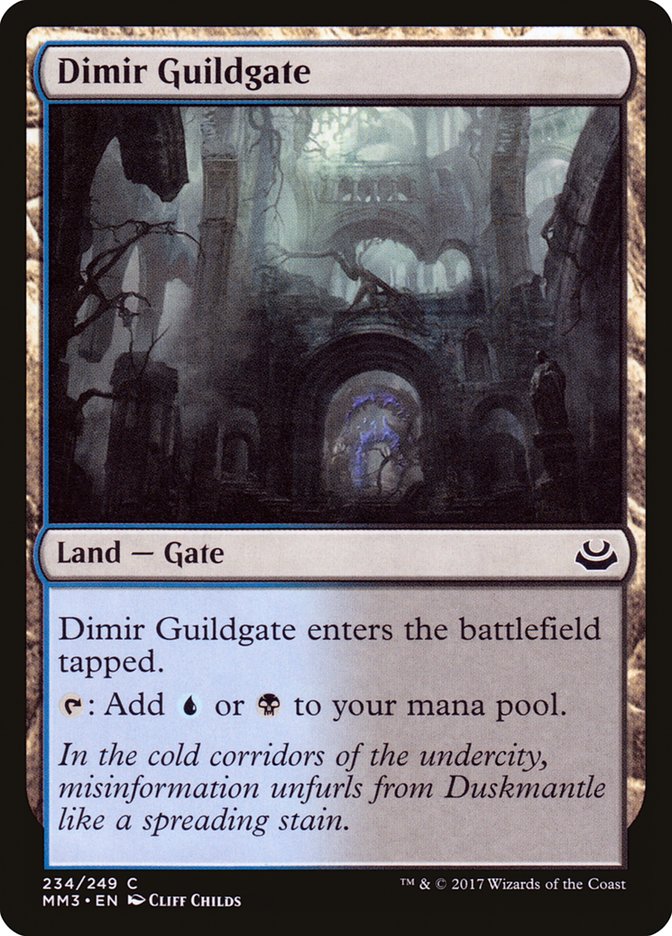 Dimir Guildgate [Modern Masters 2017] | Silver Goblin
