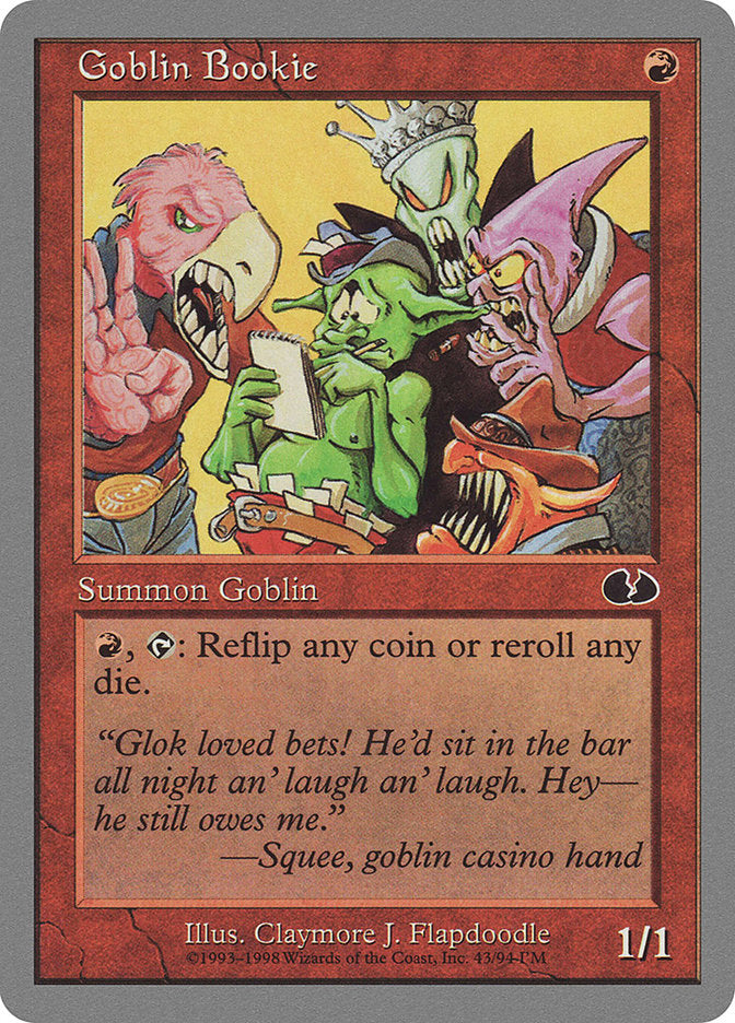 Goblin Bookie [Unglued] | Silver Goblin